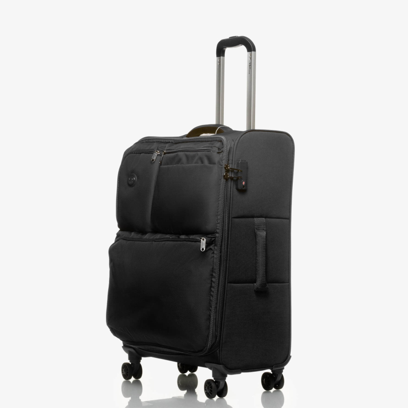 Suitcase V&V Travel One Life 8024-65 Black