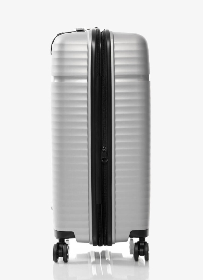 Suitcase V&V Travel Summer Brave 8018-65 Silver