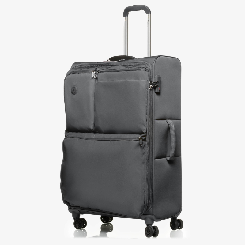 Suitcase V&V Travel One Life 8024-75 Grey