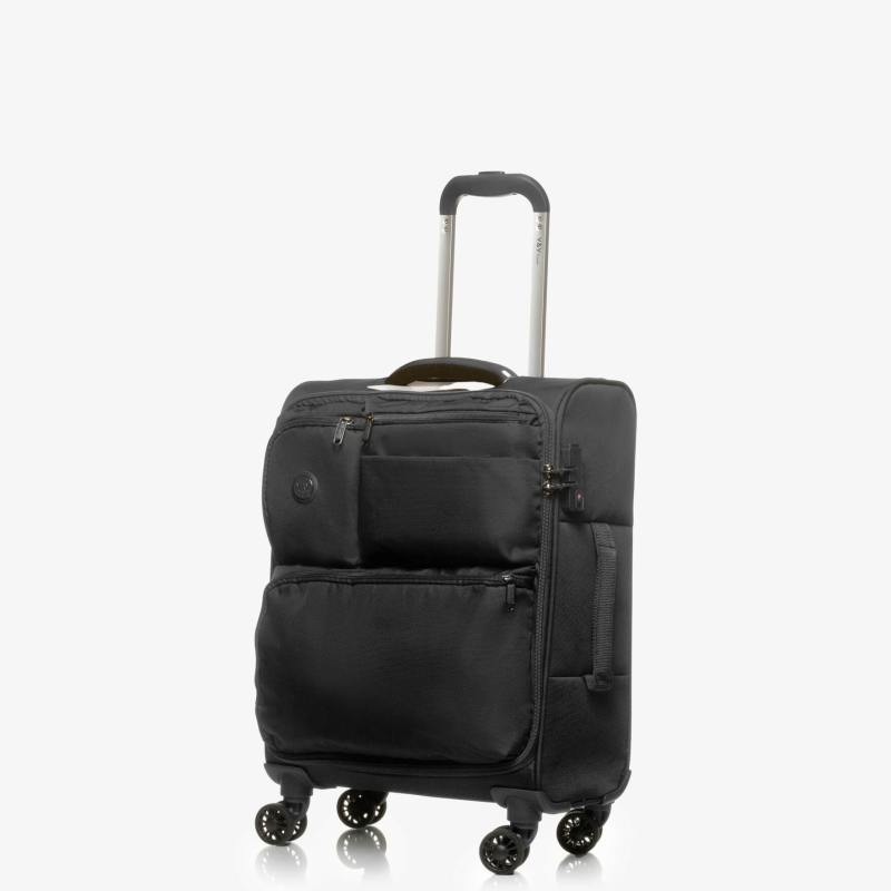 Suitcase V&V Travel One Life 8024-55 Black