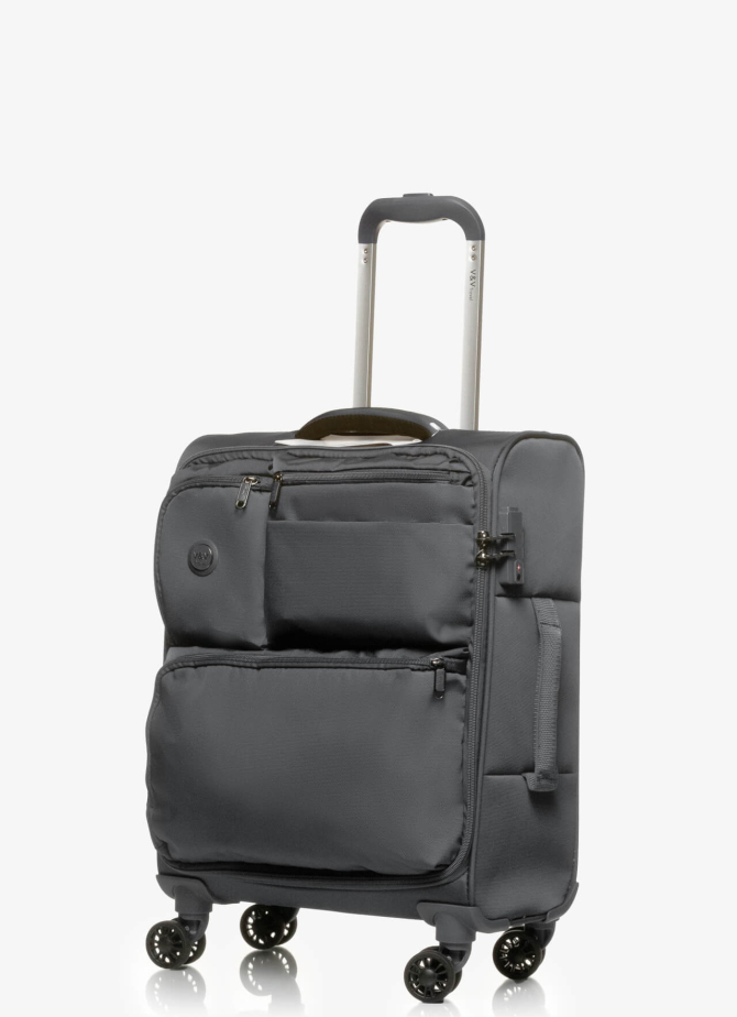Suitcase V&V Travel One Life 8024-55 Grey