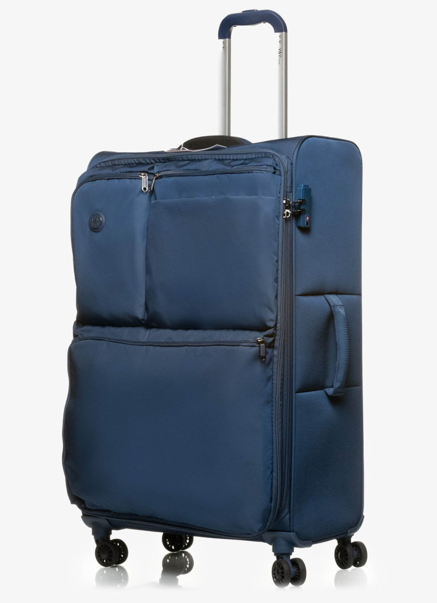 Suitcase V&V Travel One Life 8024-75 Blue