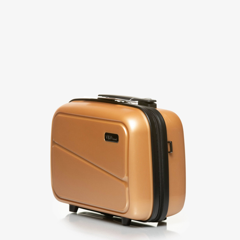 Kosmetyczka V&V Travel Mettalo 8023-14 - Gold