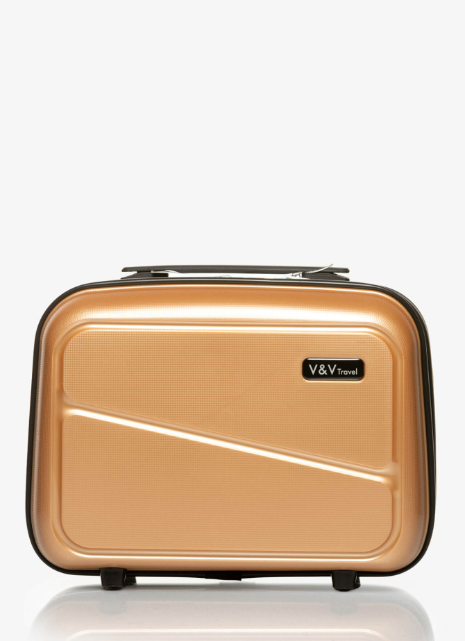 Kosmetyczka V&V Travel Mettalo 8023-14 - Gold