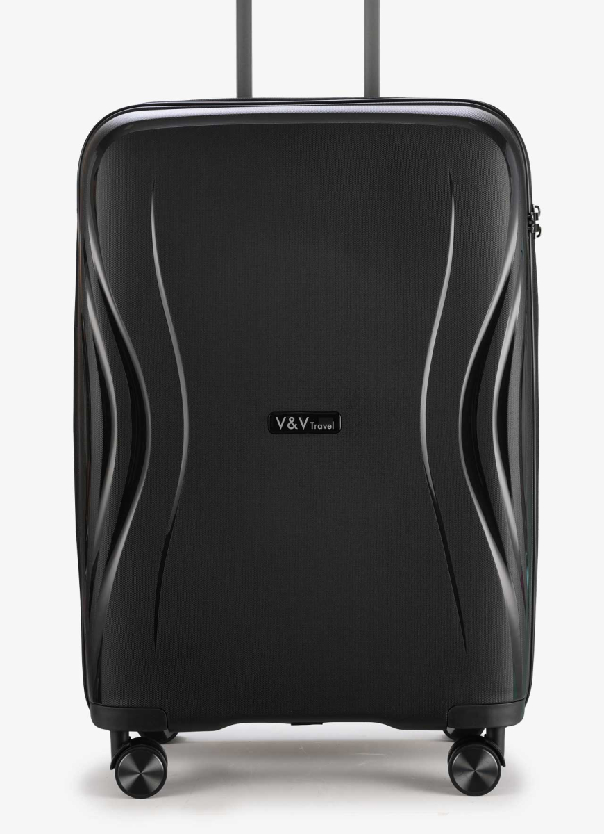 Suitcase V&V Travel  Flash light 2.0 8019.2 - 65 black