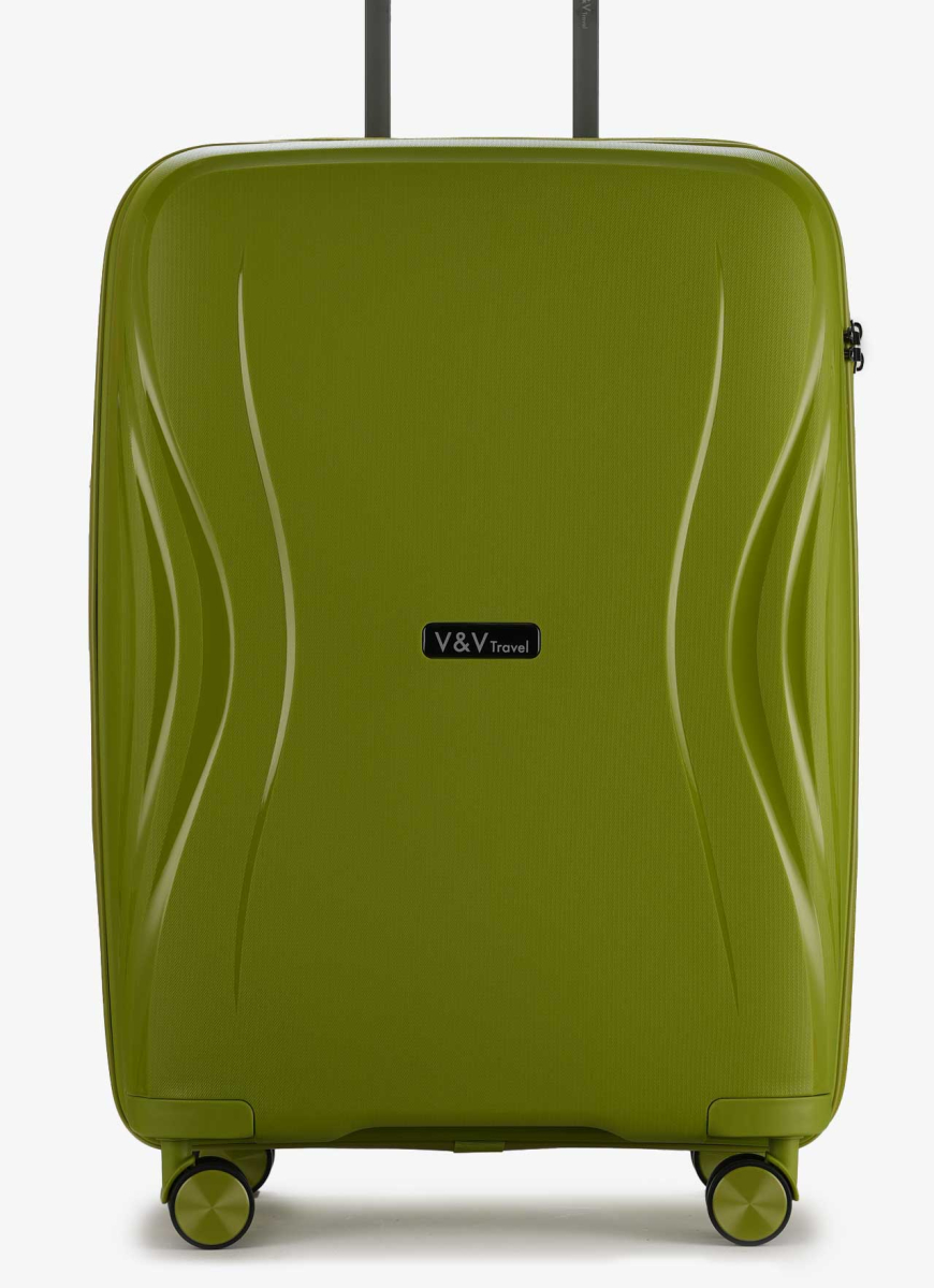 Walizka V&V Travel  Flash light 2.0 8019.2 - 65 olive