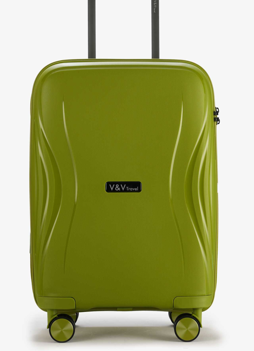 Suitcase V&V Travel  Flash light 2.0 8019.2 - 55 olive