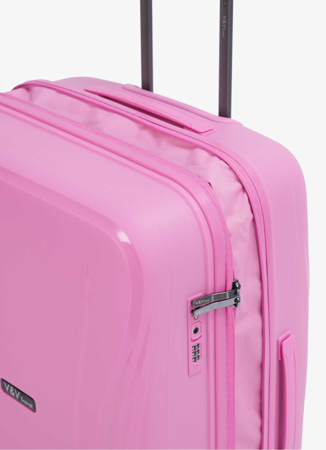 Suitcase V&V Travel  Flash light 2.0 8019.2 - 75 pink