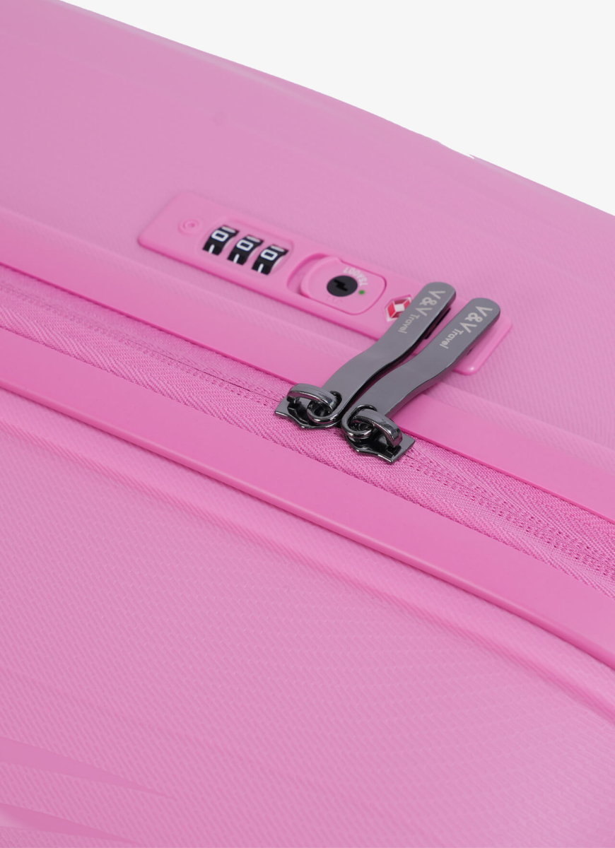 Suitcase V&V Travel  Flash light 2.0 8019.2 - 75 pink