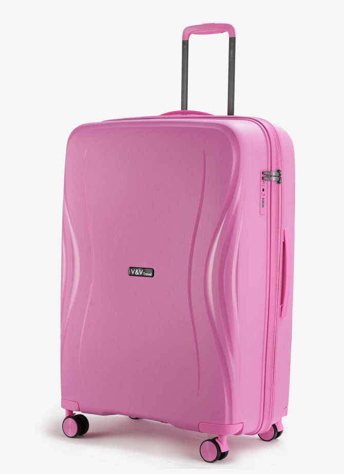 Suitcase V&V Travel  Flash light 2.0 8019.2 - 75 pink