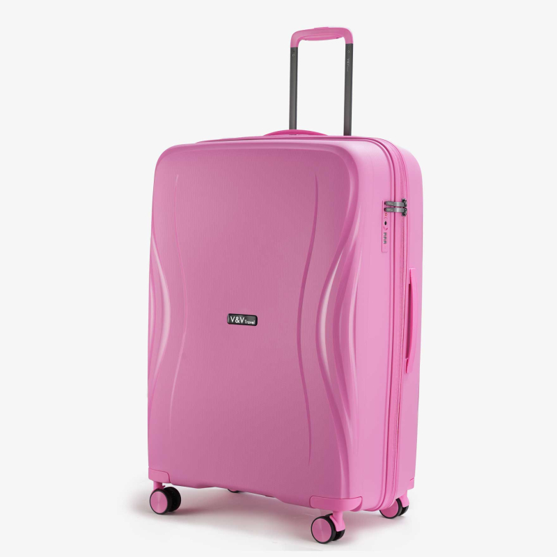 Suitcase V&V Travel  Flash light 2.0 8019.2 - 75 pink