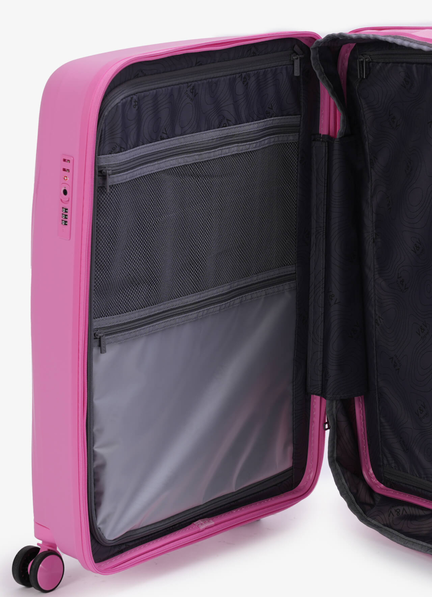 Suitcase V&V Travel  Flash light 2.0 8019.2 - 75 pink