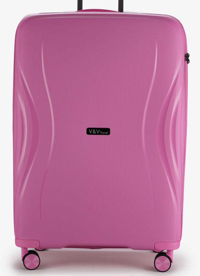 Suitcase V&V Travel  Flash light 2.0 8019.2 - 75 pink