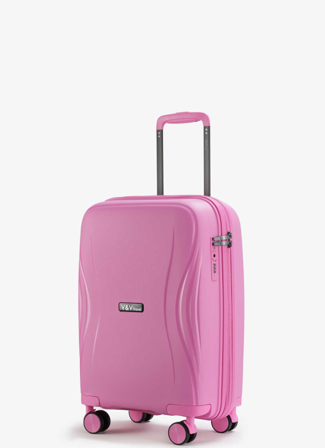 Suitcase V&V Travel  Flash light 2.0 8019.2 - 55 pink