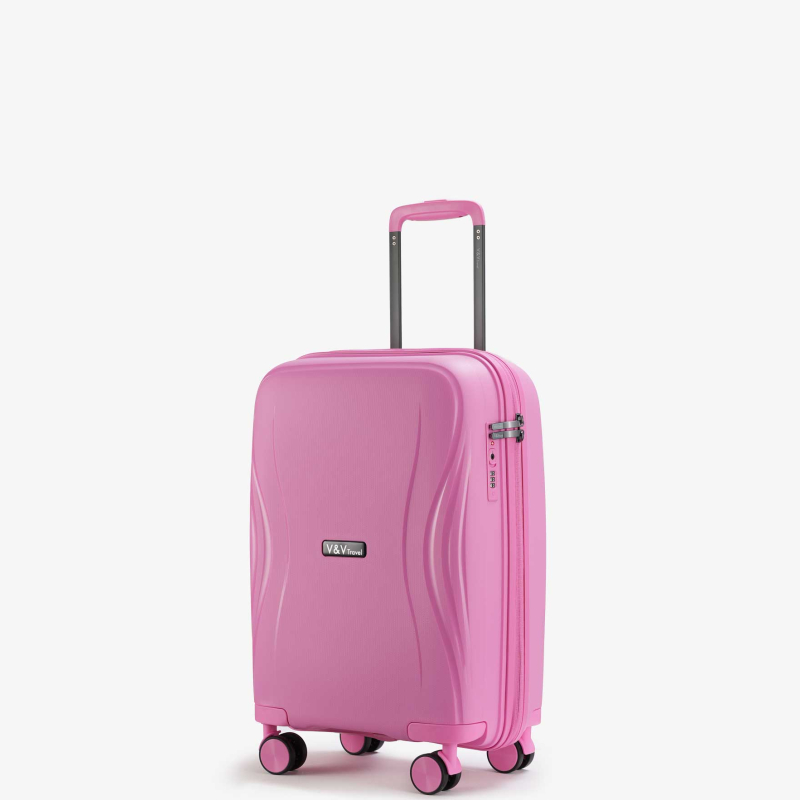 Suitcase V&V Travel  Flash light 2.0 8019.2 - 55 pink