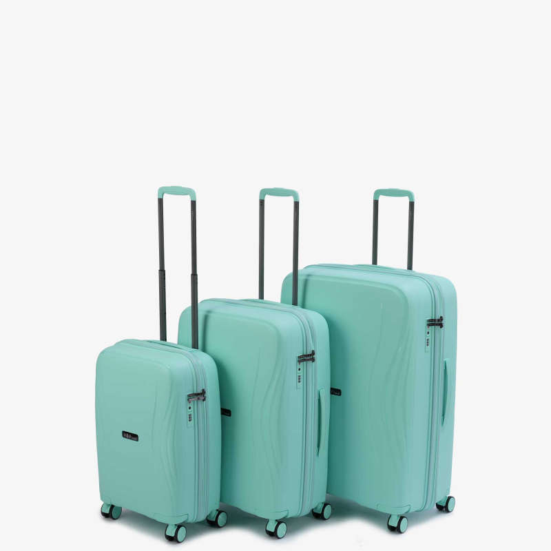 Набір з 3 валіз V&V Travel  Flash light 2.0  8019.2 - 3 Piece Set - Tiffany