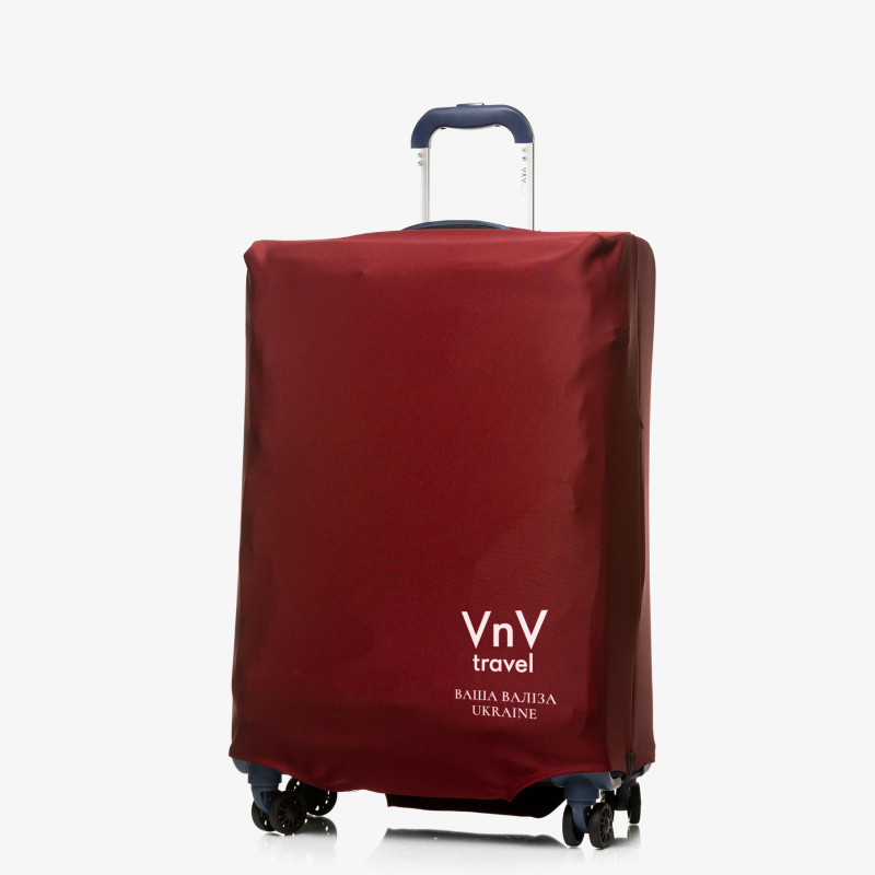 Cover for suitcase V&V Accessories Cover L Bordo Logo