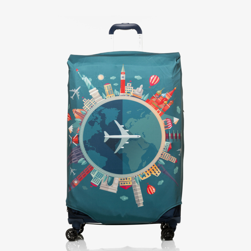 Cover for suitcase  V&V  Accessories Cover XL Airplane