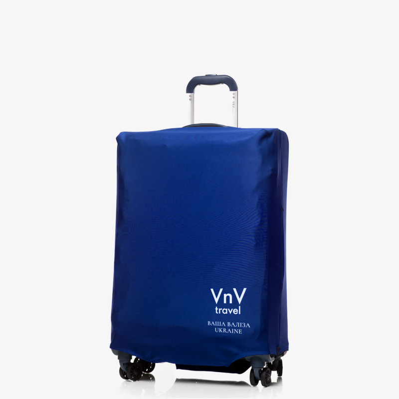 Чохол на валізу V&V Accessories Cover М Blue Logo