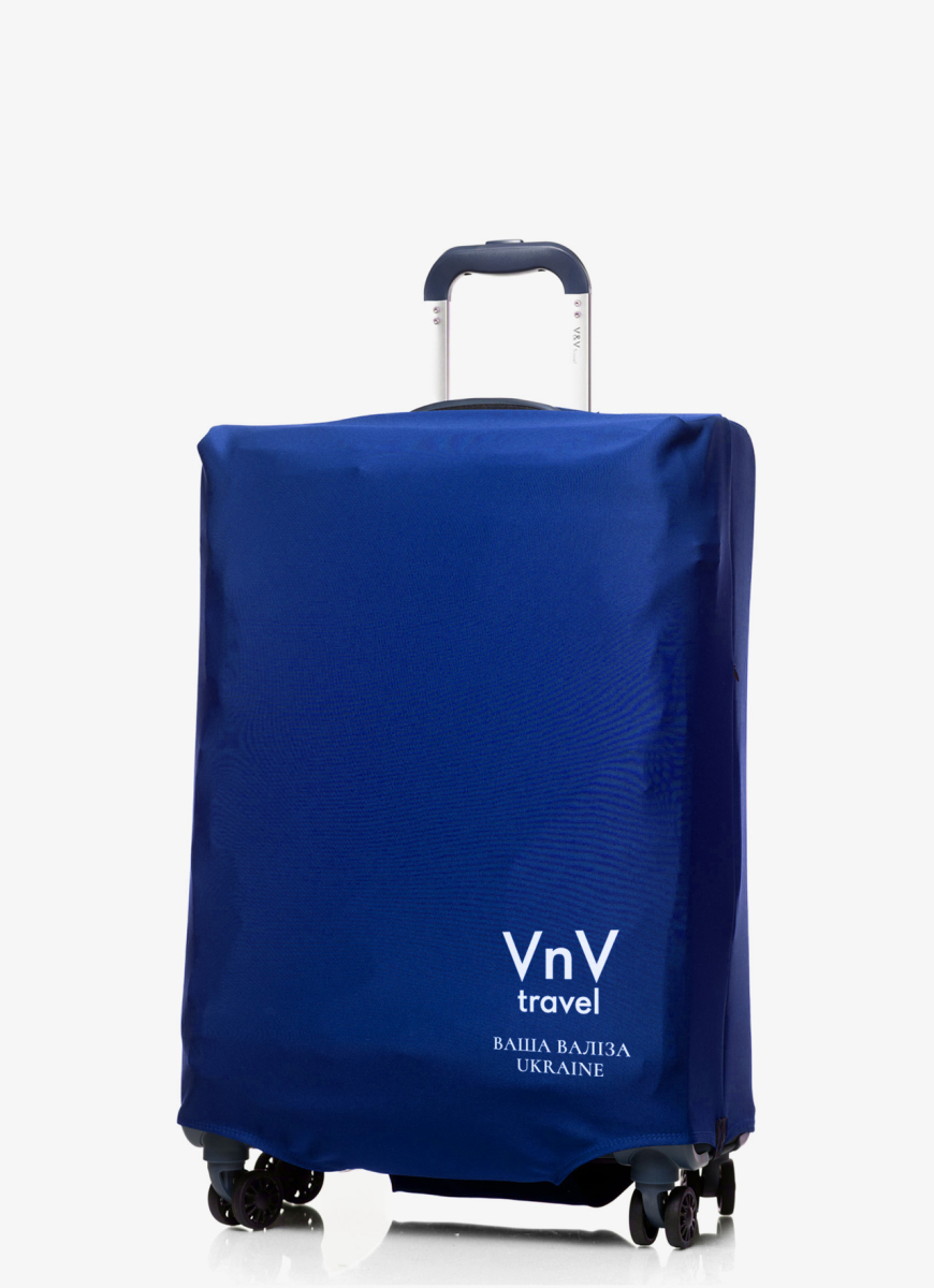 Cover for suitcase V&V Accessories Cover М Blue Logo