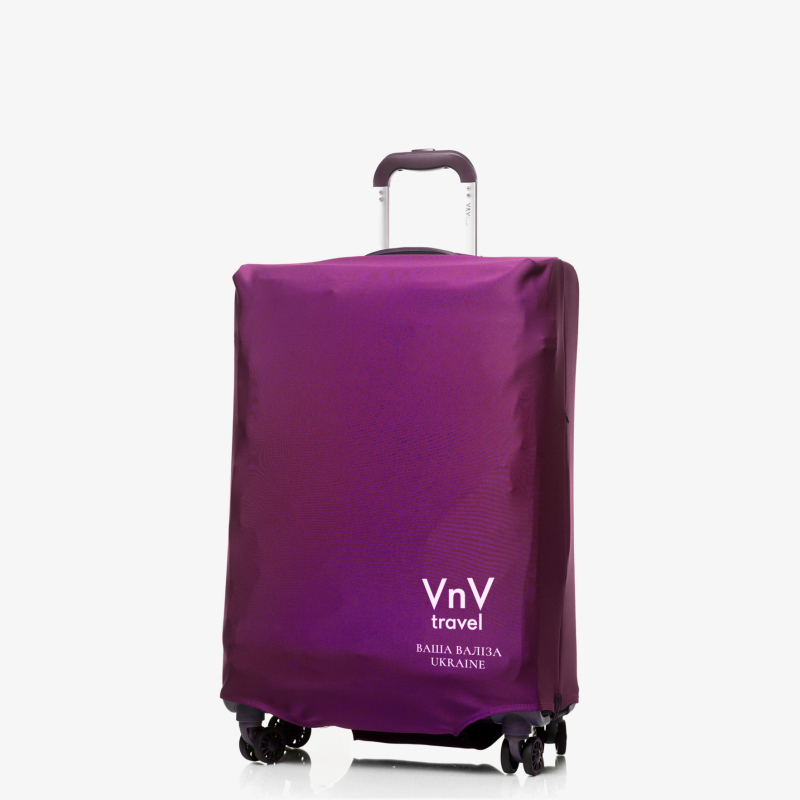 Cover for suitcase V&V Accessories Cover М Violet Logo