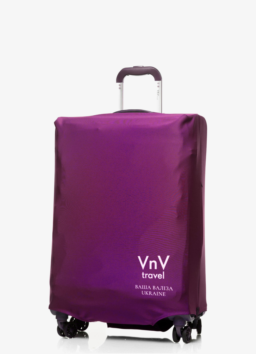 Cover for suitcase V&V Accessories Cover М Violet Logo