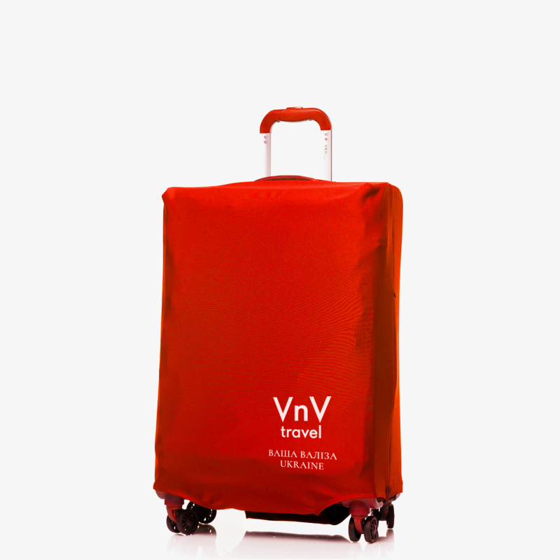 Cover for suitcase V&V Accessories Cover М Red Logo