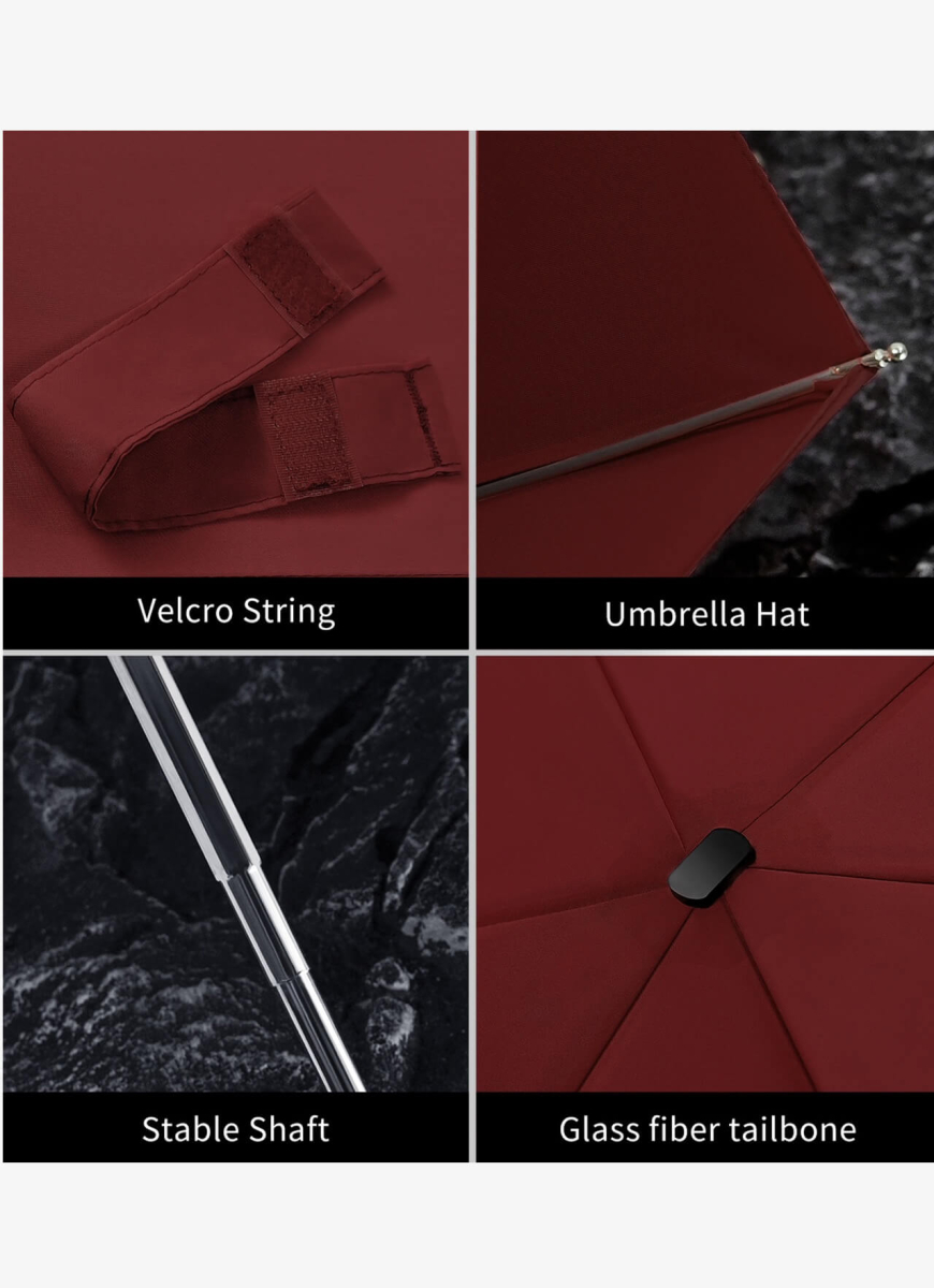 Umbrella V&V  Accesories 62 Bordo