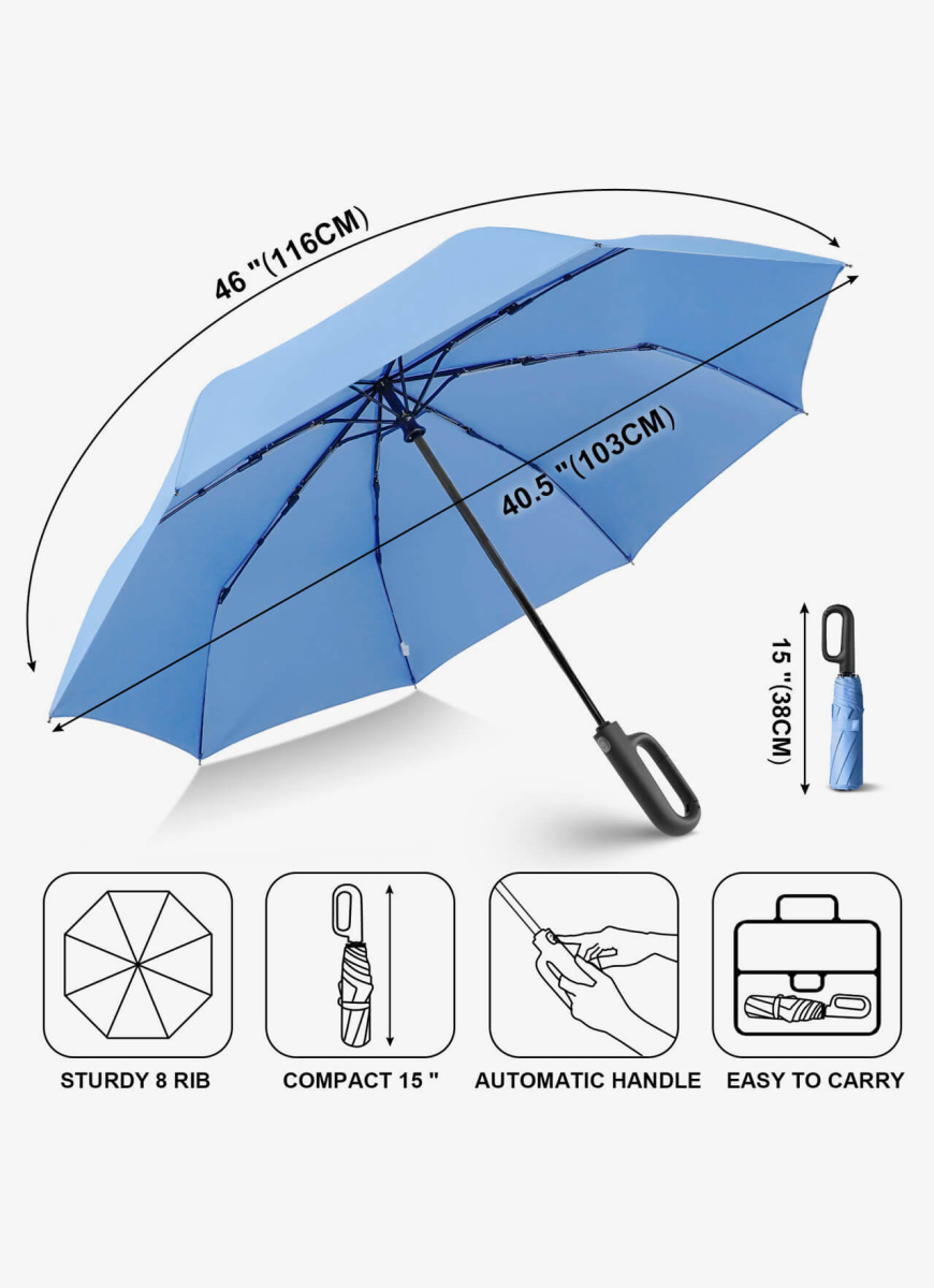 Umbrella V&V Accesories 75 Light Blue