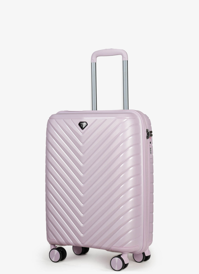 Suitcases V&V Travel Invictus 8025-55cm pink