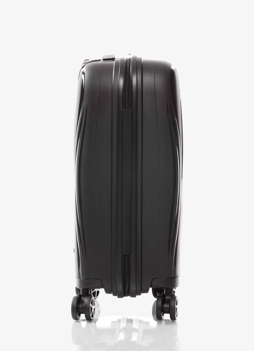 Suitcase V&V Travel Flash Light 8019 55cm Black