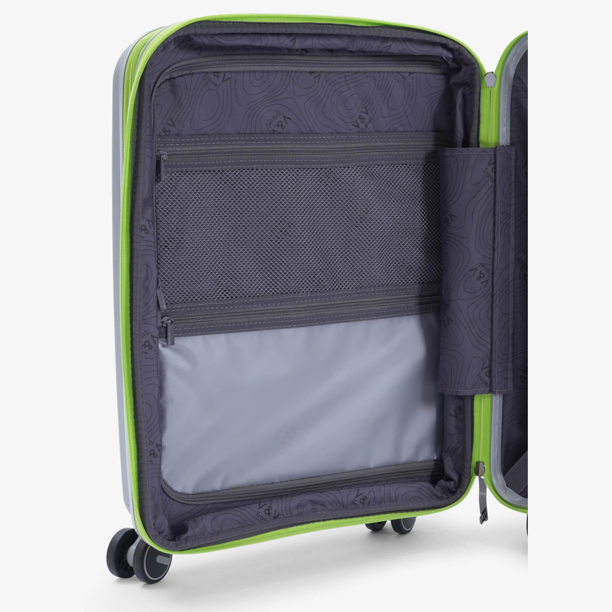 Suitcase VnV Travel Urban 8026-65 grey