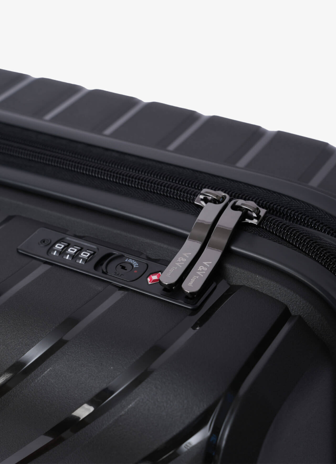 Валізи V&V Travel Invictus 8025 -75см чорний