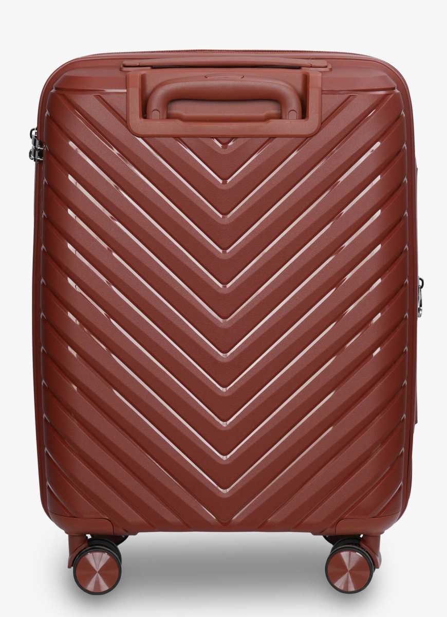 Валізи V&V Travel Invictus 8025 -55см бордо