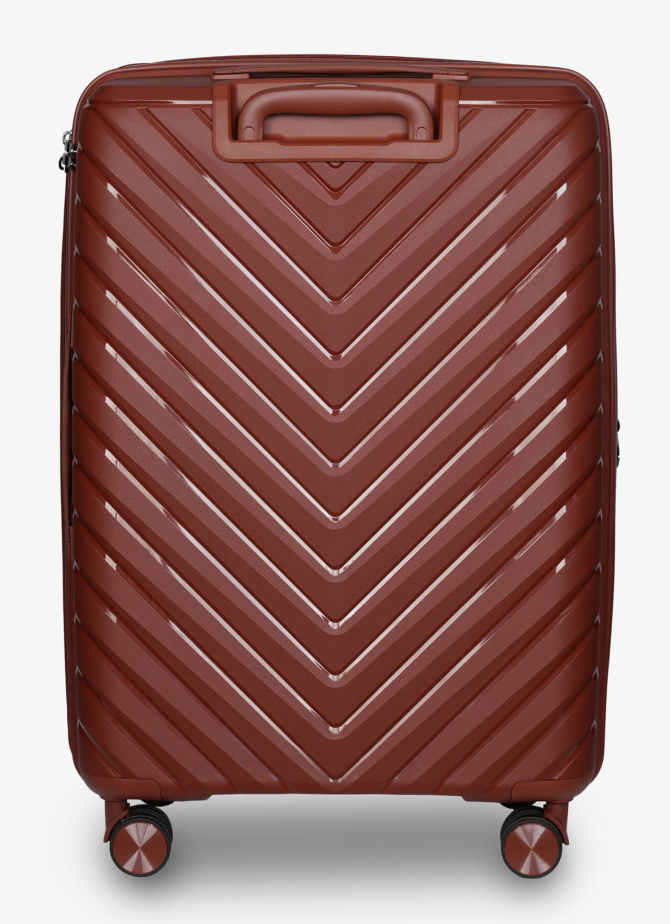 Валізи V&V Travel Invictus 8025 -65см бордо