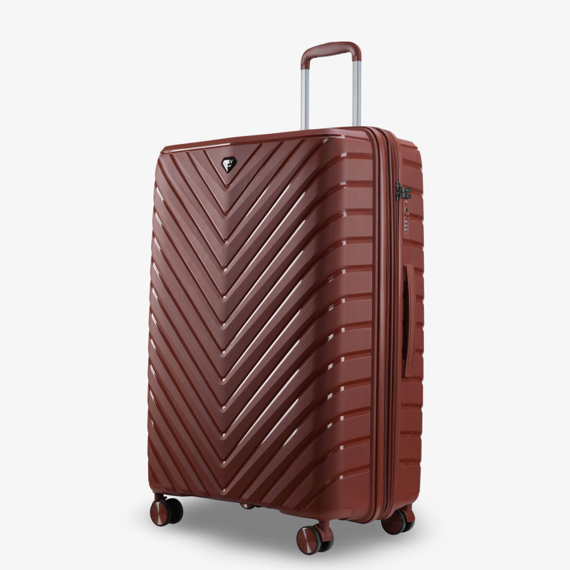 Валізи V&V Travel Invictus 8025 -75см бордо