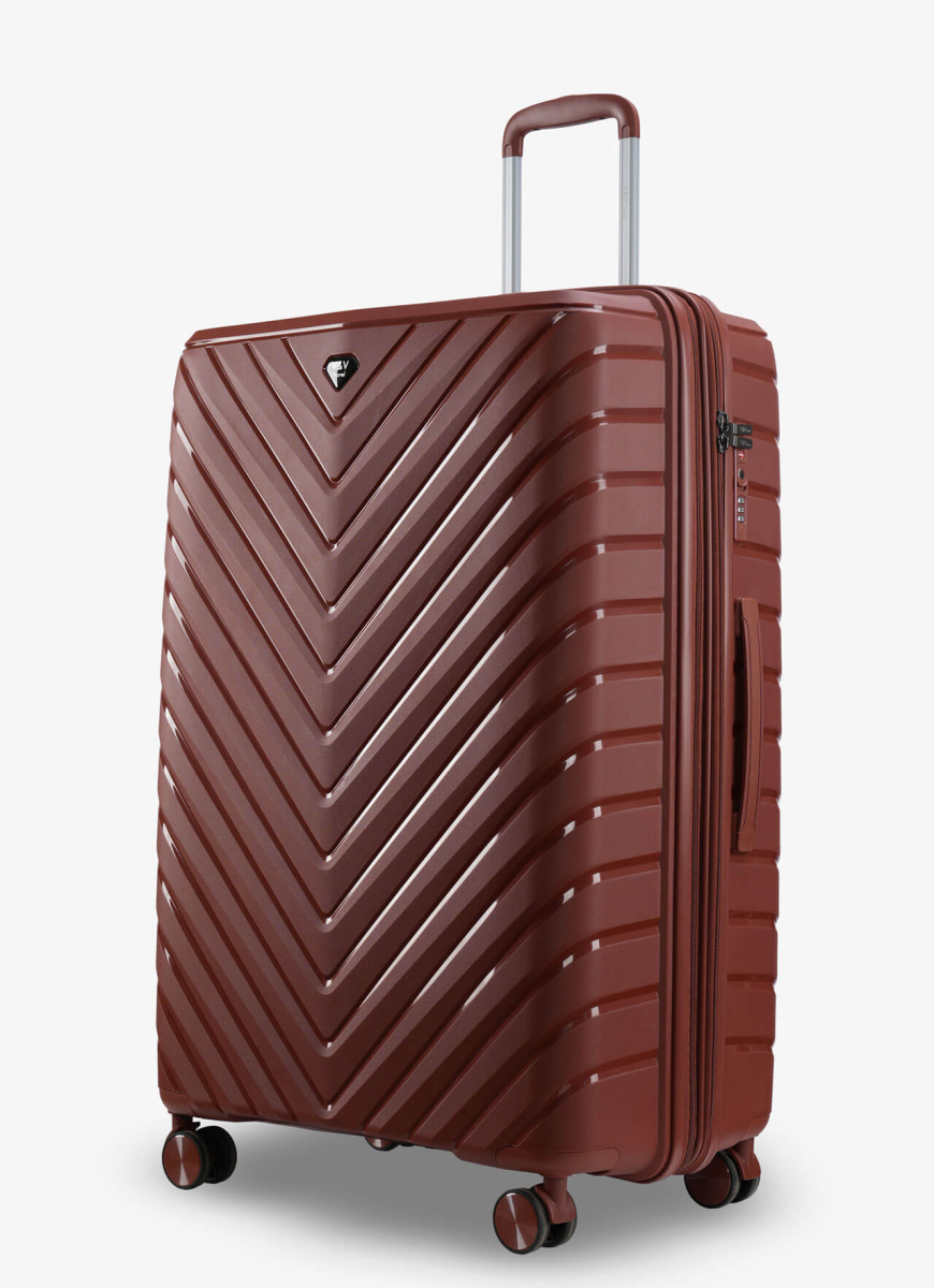 Валізи V&V Travel Invictus 8025 -75см бордо