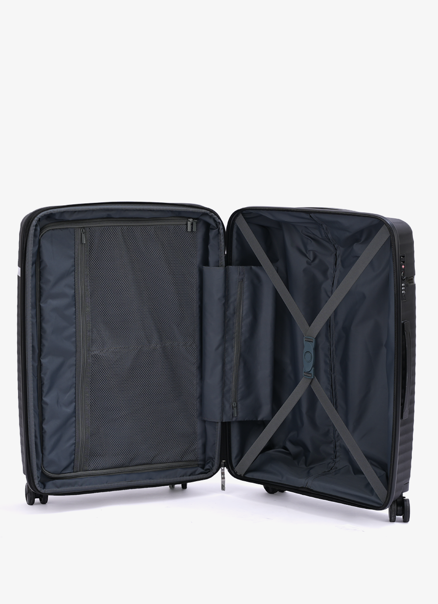 Suitcase V&V Travel Summer Breeze 8018 55cm Black