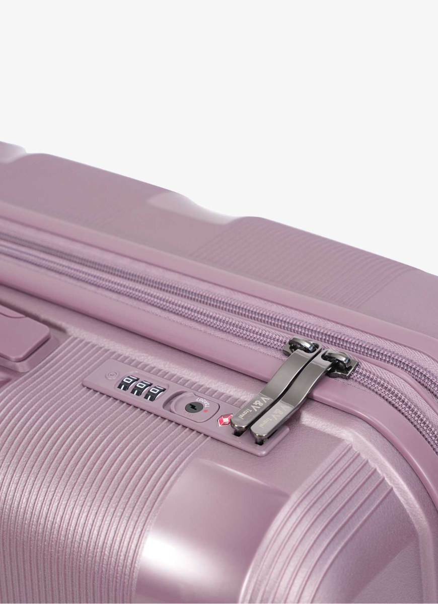 Suitcase V&V Travel Metallo 8023-55 Violet