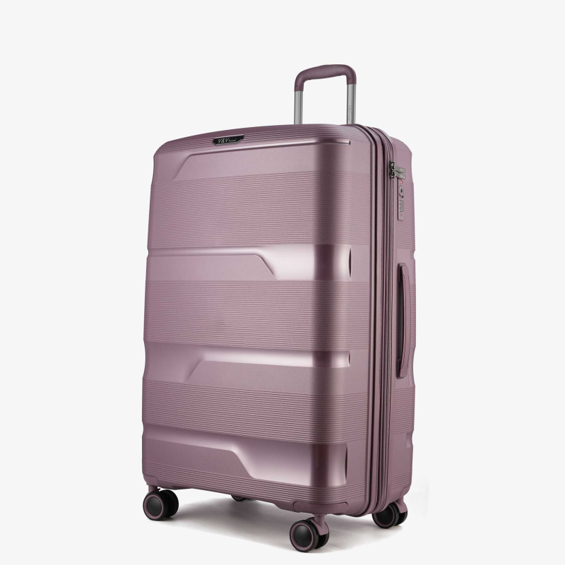 Suitcase V&V Travel Metallo 8023-75 Violet