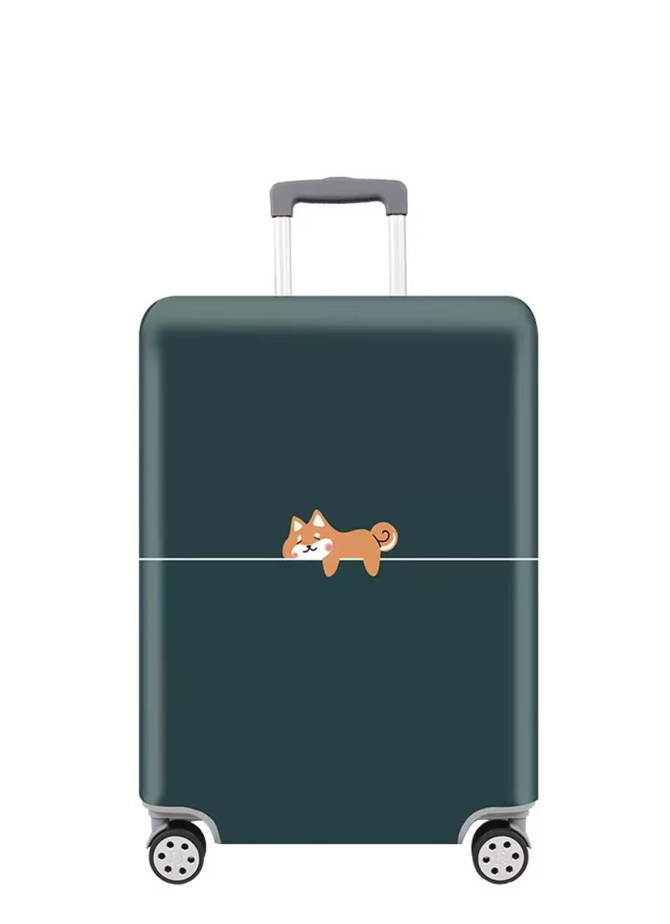 Obal na kufr V&V Accessories Cover  L Green Cat