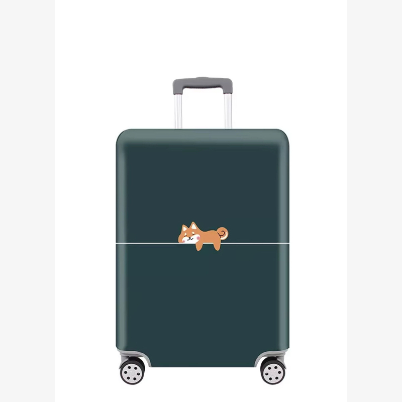 Obal na kufr V&V Accessories Cover  L Green Cat