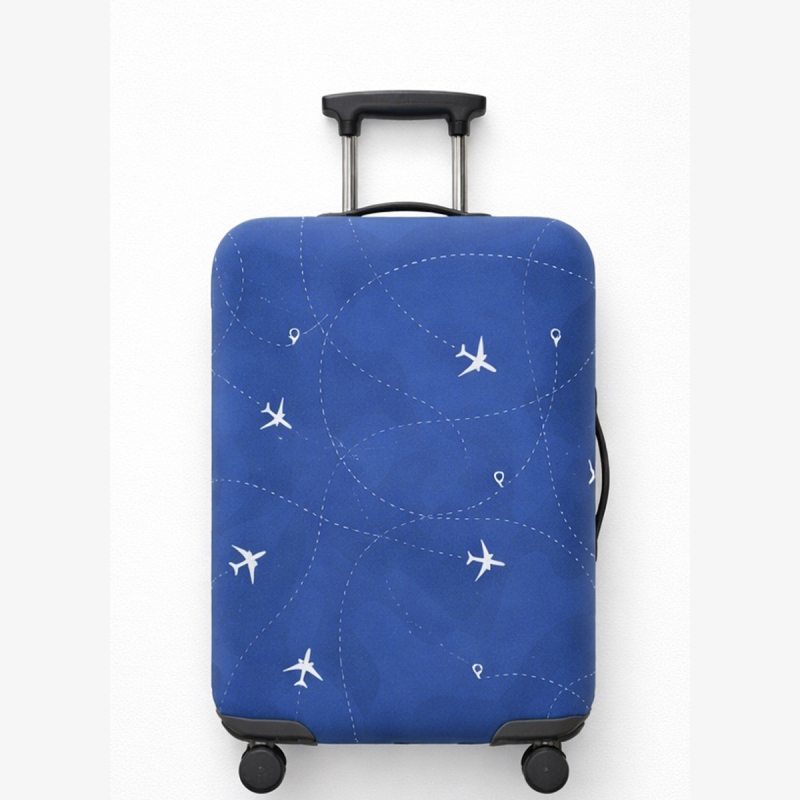 Obal na kufr V&V Accessories Cover  L Blue plane