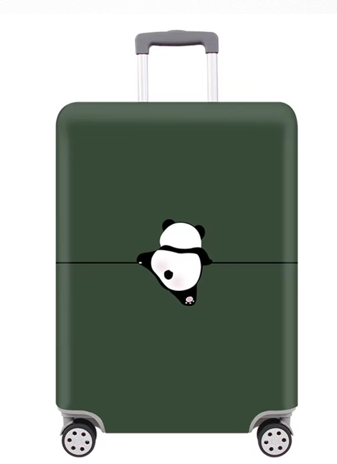 Чохол на валізу V&V Accessories Cover  L Khaki panda