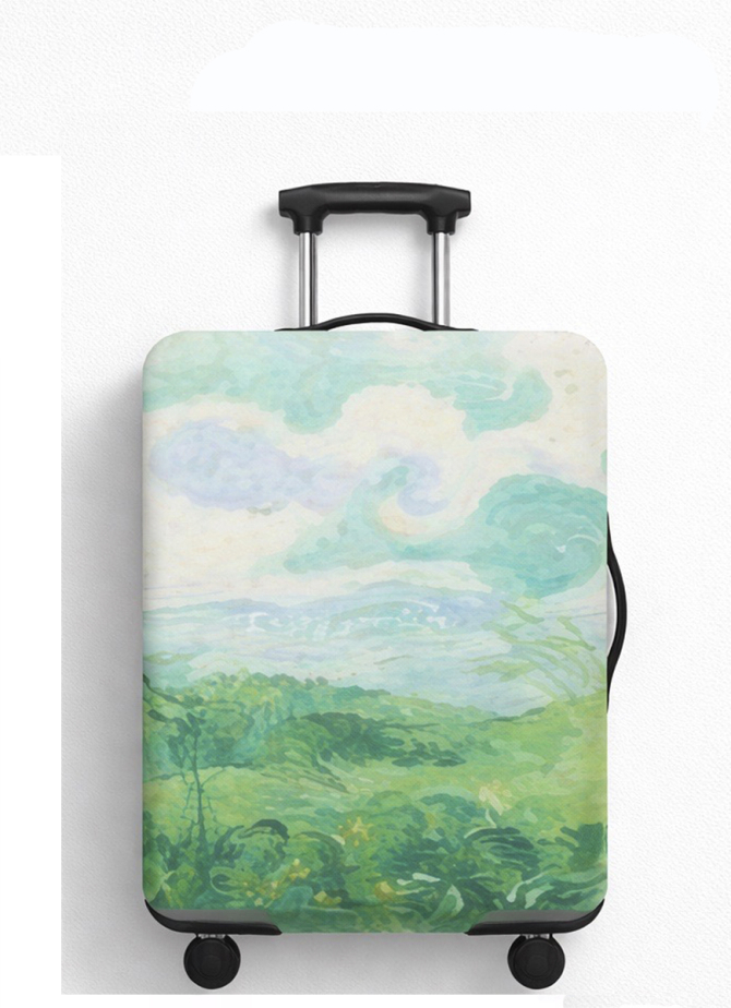 Pokrowiec na walizkę V&V Accessories Cover М Green field