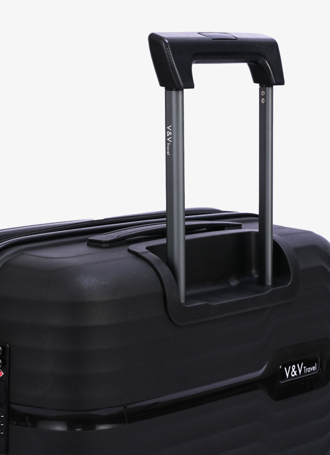 Suitcase V&V Travel Summer Breeze 8018 65cm Black