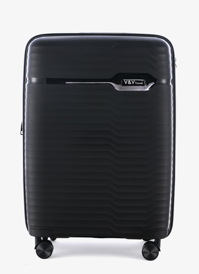 Suitcase V&V Travel Summer Breeze 8018 65cm Black