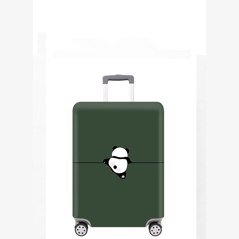 Pokrowiec na walizkę V&V Accessories Cover S Khaki Panda