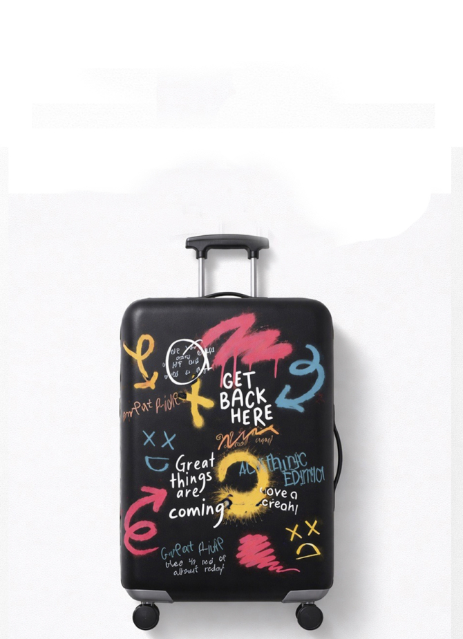 Cover for suitcase V&V Accessories Cover S Graffiti