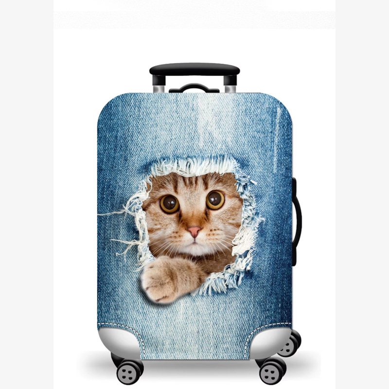 Pokrowiec na walizkę V&V Accessories Cover XL Blue cat